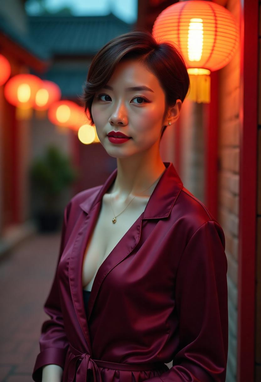 纸片城市里寻找颜色的动画人物